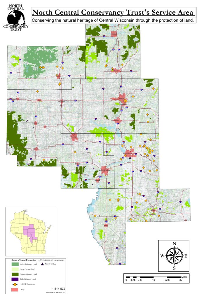 Maps of Preserved Lands | NORTH CENTRAL CONSERVANCY TRUST