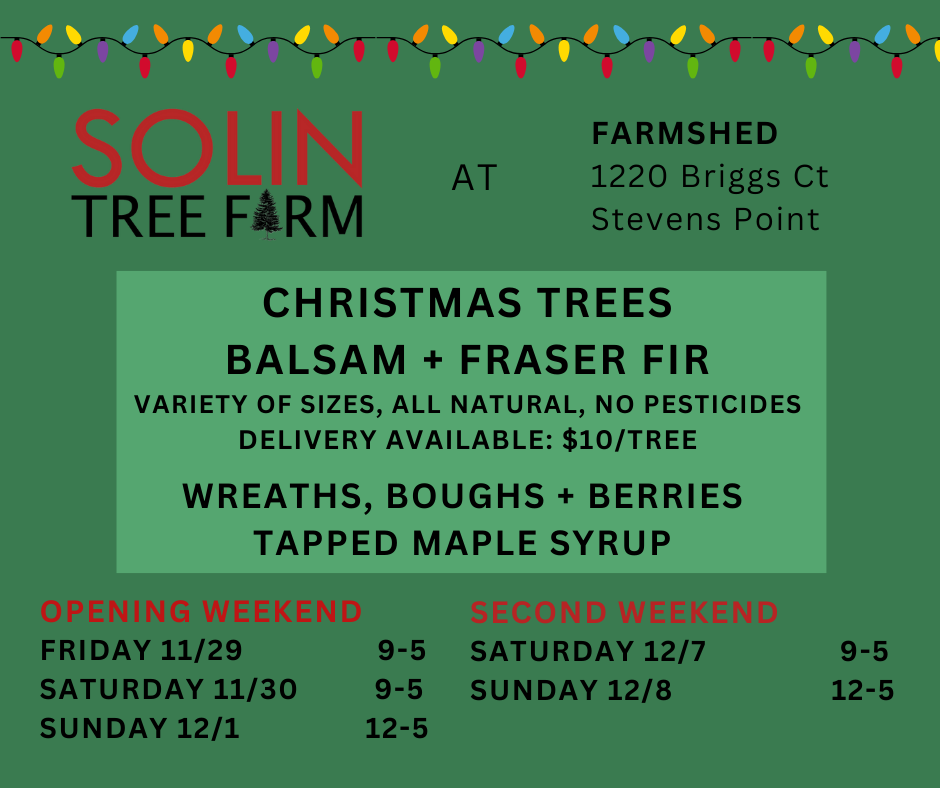 Christmas Tree Partnership with Solin Tree Farm